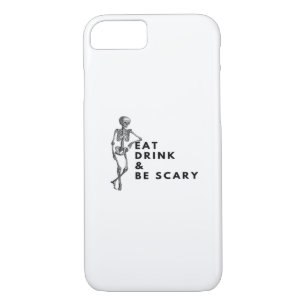 Eat Drink And Be Scary Halloween Skeleton Vintage  Case-Mate iPhone Case