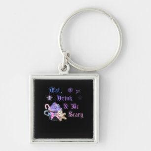 Eat Drink And Be Scary Hexmas Cool Unique Key Ring