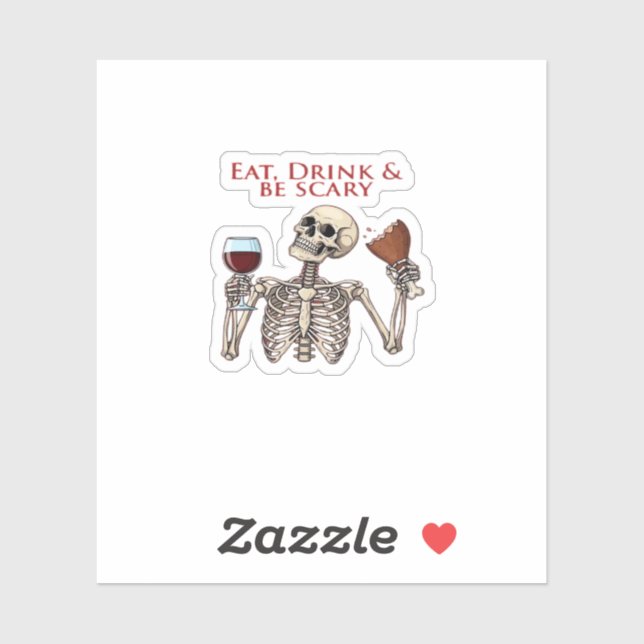 Eat Drink And Be Scary Minimal Clean (Sheet)