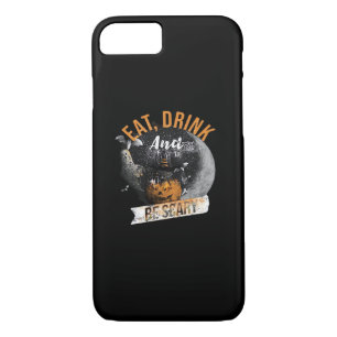Eat Drink And Be Scary Retro Classic Case-Mate iPhone Case