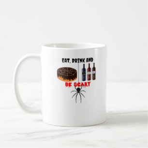 Eat Drink And Be Scary Retro Classic Coffee Mug