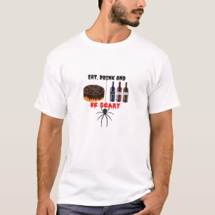 Eat Drink And Be Scary Retro Classic T-Shirt