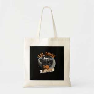 Eat Drink And Be Scary Retro Classic Tote Bag