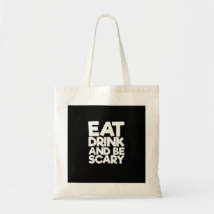 Eat Drink And Be Scary Retro Classic Tote Bag