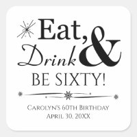 Eat Drink and Be Sixty Throwback 60th Birthday