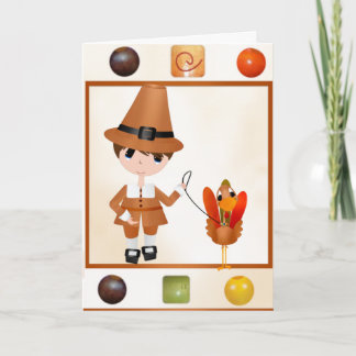 Eat, Drink and be Thankful Greeting Card
