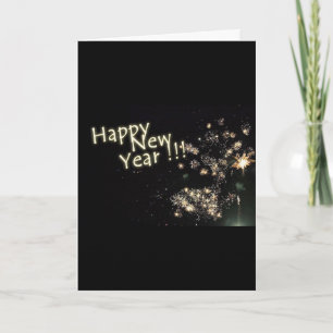 EAT DRINK AND BE VERY MERRY NEW YEAR HOLIDAY CARD