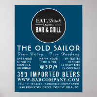 Eat, Drink Bar & Grill Logo, Pub/Brewery