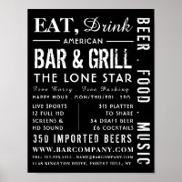 Eat, Drink Bar & Grill, Pub/Brewery Advertising