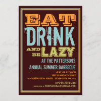 Eat, Drink & be Lazy at a Summer BBQ Party