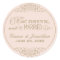 Eat Drink Be Married Blush Gold Monogram