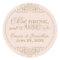 Eat Drink Be Married Blush Gold Monogram