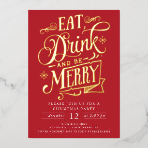 Eat Drink & Be Merry Christmas Party