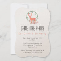 Eat Drink Be Merry Reindeer Christmas Party