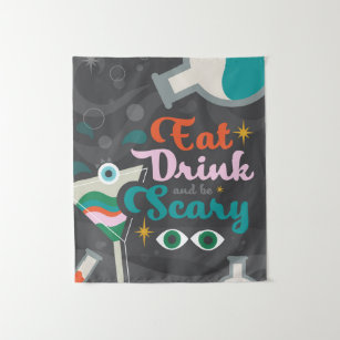 Eat, Drink & Be Scary, Halloween Tapestry