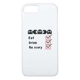 Eat Drink Be Scary Minimal Clean Case-Mate iPhone Case