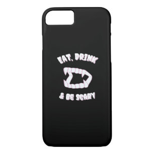 Eat Drink Be Scary Vampire Minimalist Style Case-Mate iPhone Case