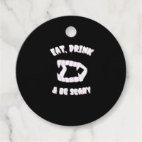 Eat Drink Be Scary Vampire Minimalist Style