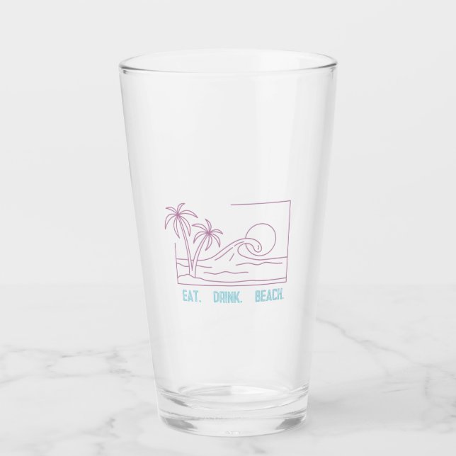EAT. DRINK. BEACH. Tumbler (Front)