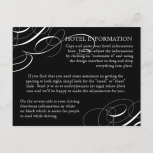 Eat, Drink Get Married Calligraphy Swirl Invites