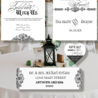 Eat, Drink n Get Married Matching Address Labels