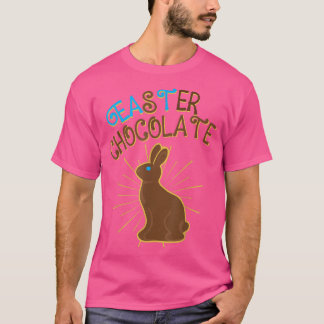Eat Easter Chocolate Bunny Funny Easter  T-Shirt
