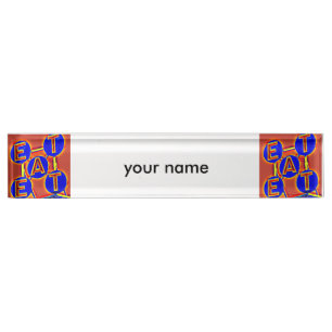 eat,eat nameplate