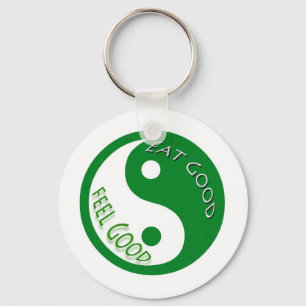 Eat Good Feel Diet and Weight Loss Key Ring