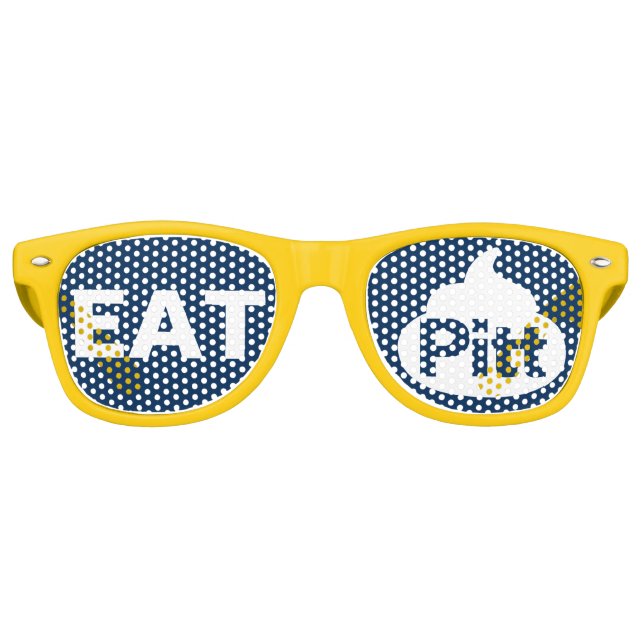 Eat It PITT Sunglasses - GOLD (Front)