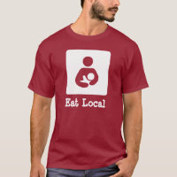 Eat Local Breastfeeding / Nursing Icon