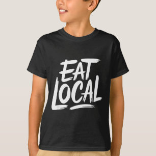 Eat Local New Mum Breastfeeding Awareness T-Shirt
