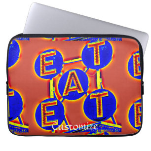 Eat Logo Thunder_Cove Laptop Sleeve
