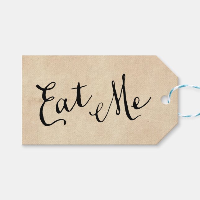 Eat Me Gift Tags (Front (Horizontal))