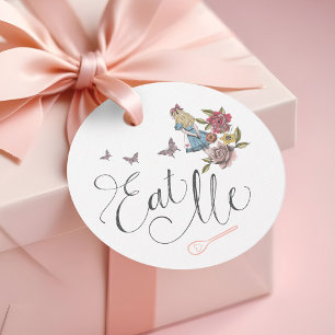 Eat Me! Vintage Alice in Wonderland Wedding Favour Tags