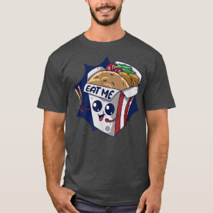 Eat Me While Im Hot Food Cooking Fried Rice  T-Shirt