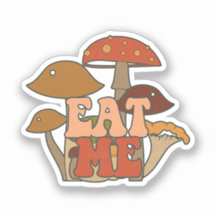 "Eat Me" – Whimsical Mushroom Design