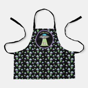  Eat Mor Chiken Aliens Abducted Our Cow Funny Apron