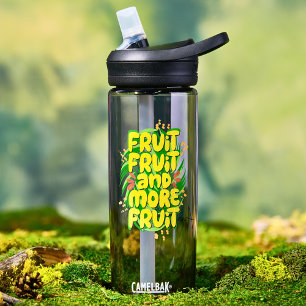 Eat more fruit   motivational healthy food water bottle