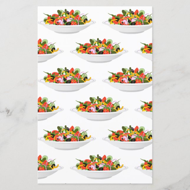 Eat more plants fresh salad motivation lettering (Front)