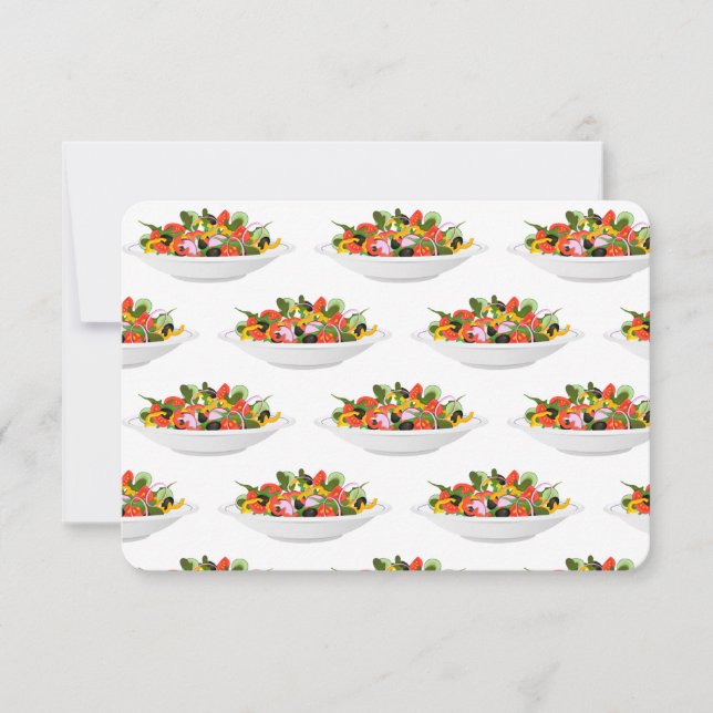 Eat more plants fresh salad motivation lettering (Front)