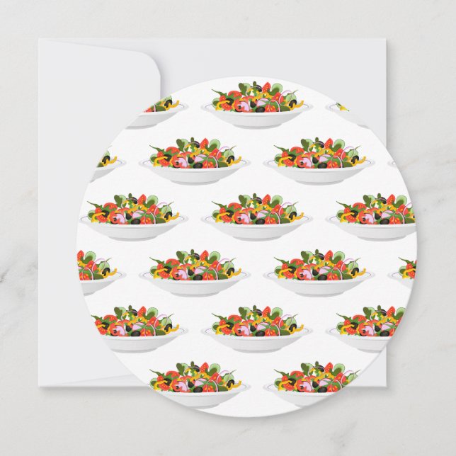 Eat more plants fresh salad motivation lettering (Front)