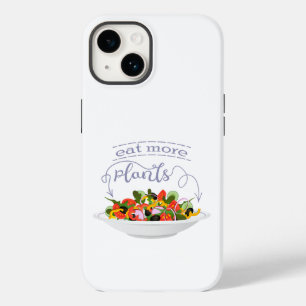 Eat more plants fresh salad motivation lettering Case-Mate iPhone 14 case
