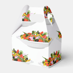 Eat more plants fresh salad motivation lettering favour box