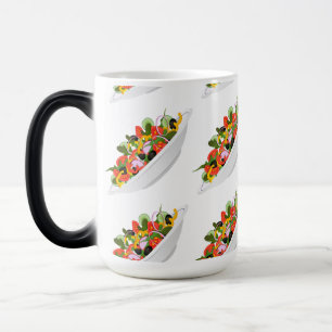 Eat more plants fresh salad motivation lettering magic mug