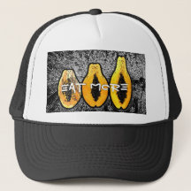 EAT MORE with KALO BLK/WHT  TRUCKER HAT