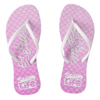 "Eat My Bubbles" Pink scales Swim Life
