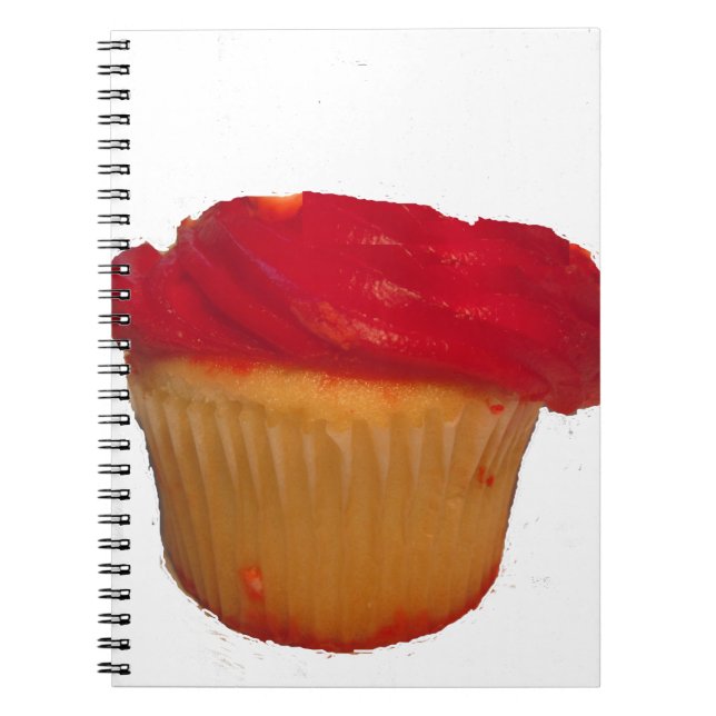 Eat my Cupcake Spiral Notebook (Front)