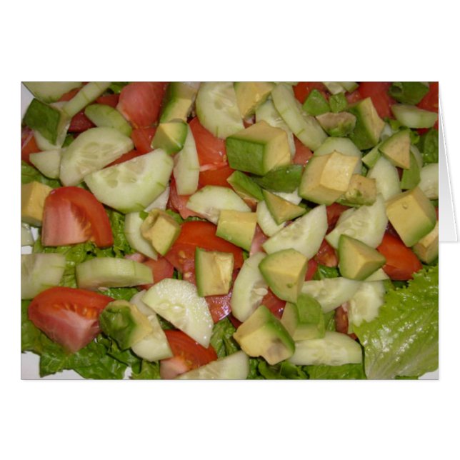 Eat My Salad Card (Front Horizontal)