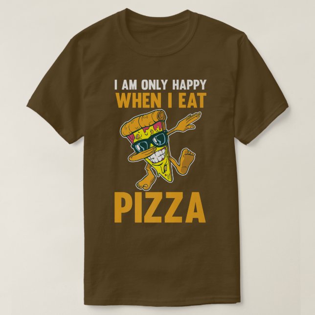 Eat Pizza 545  T-Shirt (Design Front)