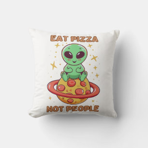 Eat pizza not people cushion
